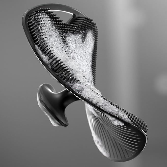 Body Scrubber for Bathing - Dead Skin Remover, Super Soft Silicone Body Shower Scrub, Reusable Body Cleansing Brush