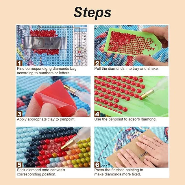 Diamond Art Painting Kits for Adults and Beginners, 5D Tree Diamond Art Kit