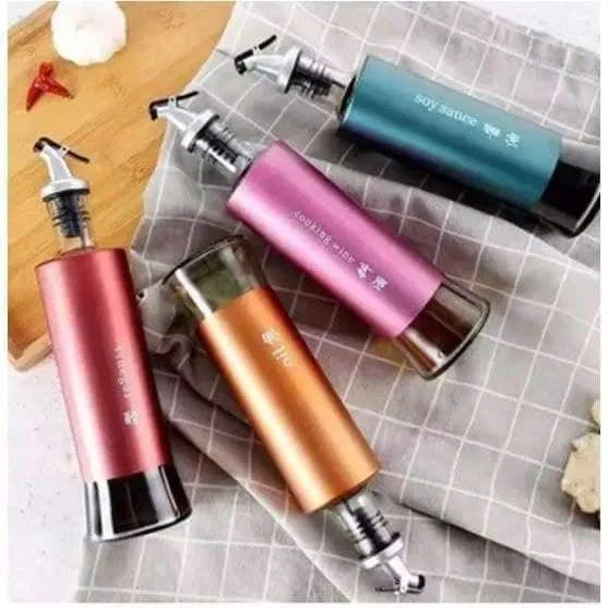 Oil Dispenser Bottle Automatic Opening and Closing Oil Pot Pack of 1